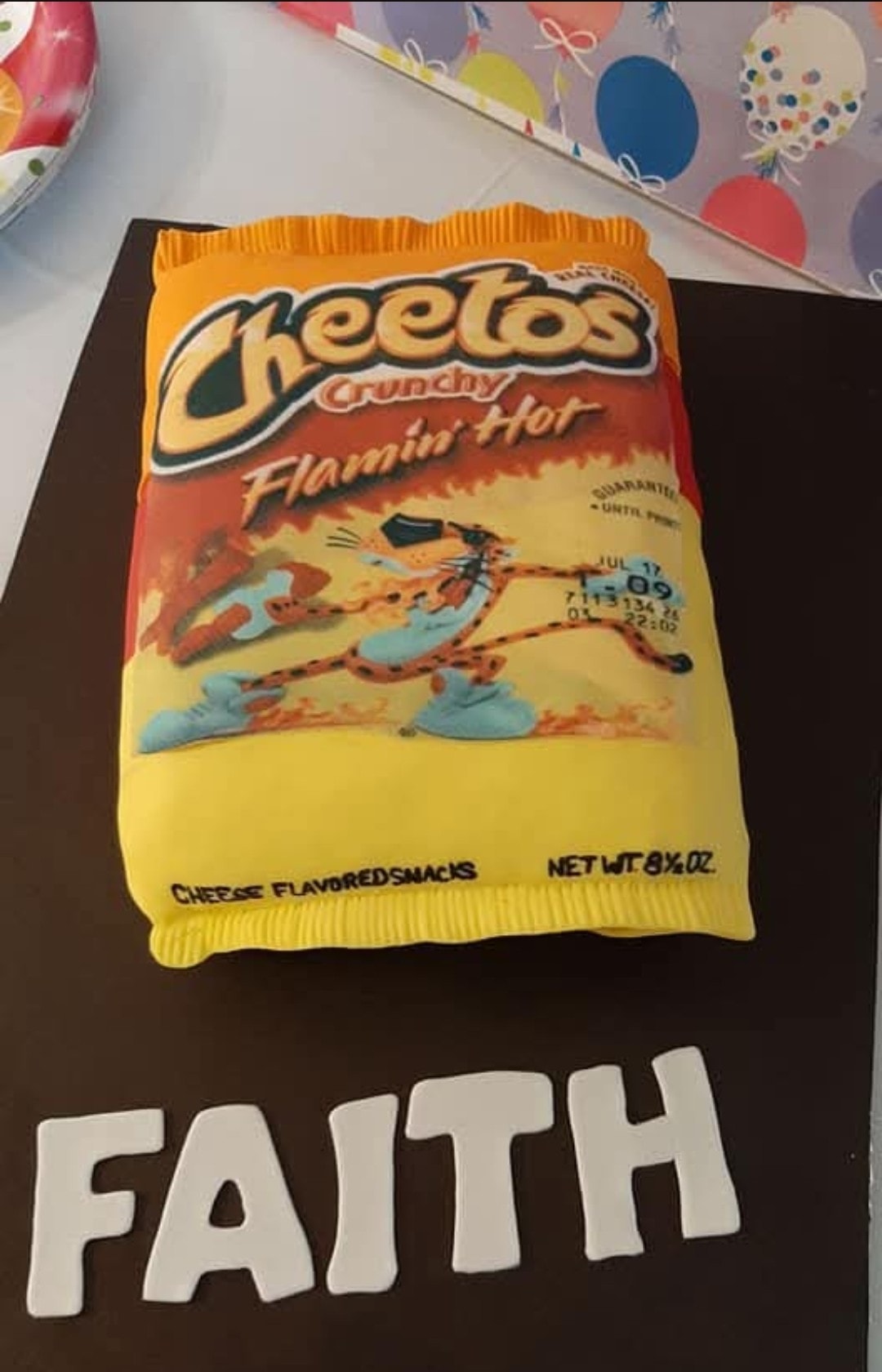 Cheeto Birthday Cake