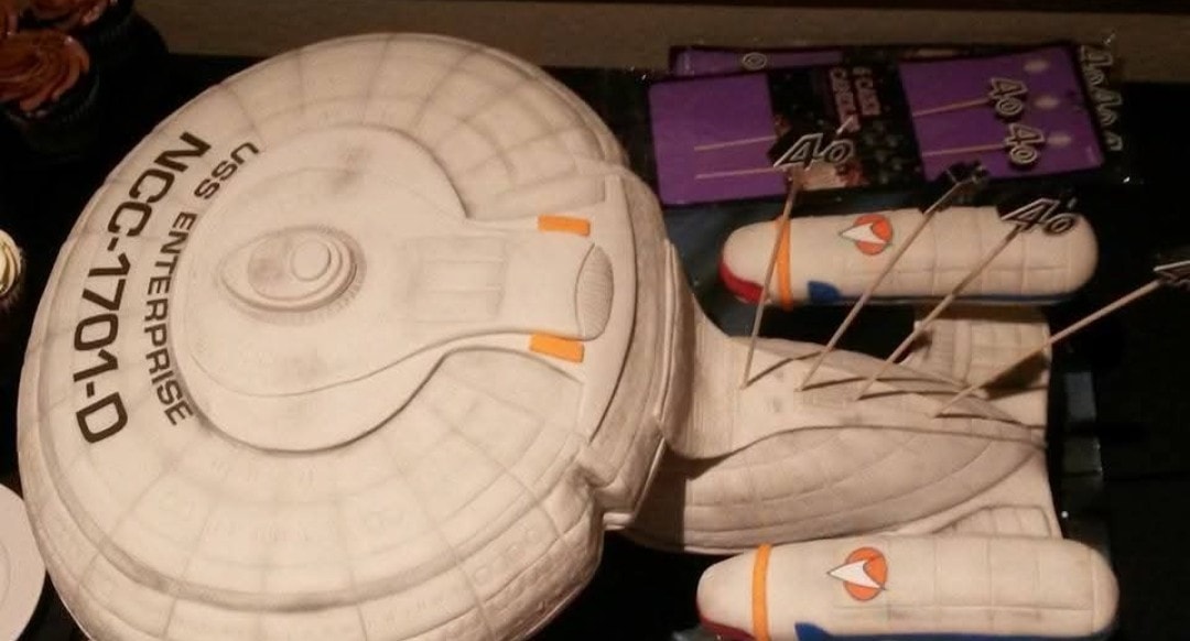 Star Trek 40th Birthday Cake