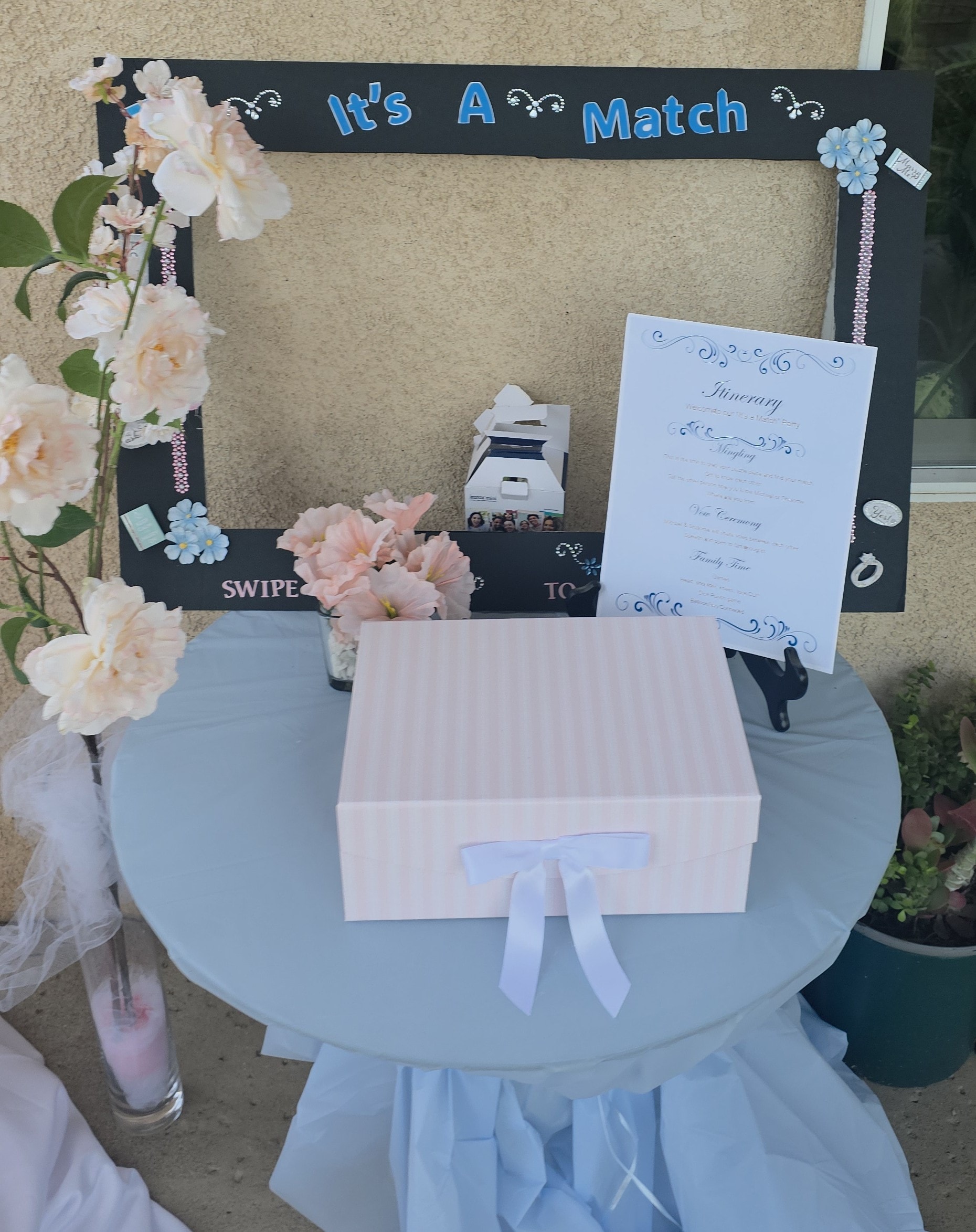 It's a Match — Vow Renewal Decor